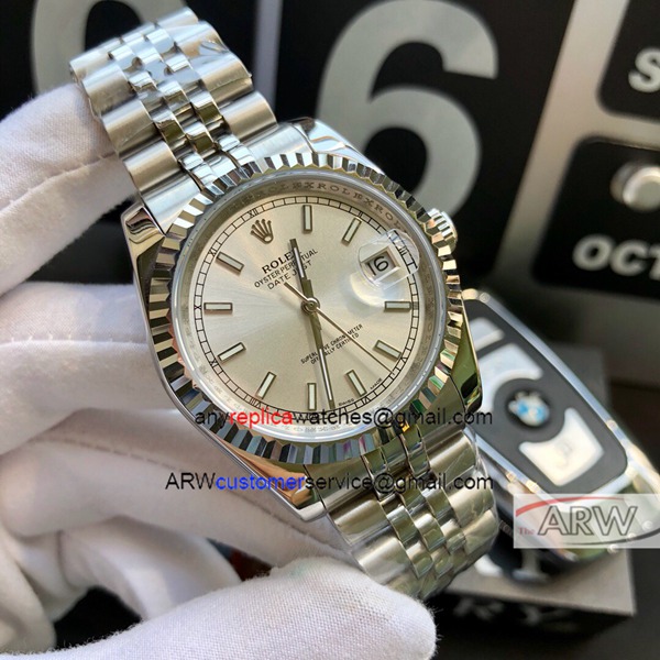 Best Quality Rolex Datejust Silver Dial Jubilee Watch